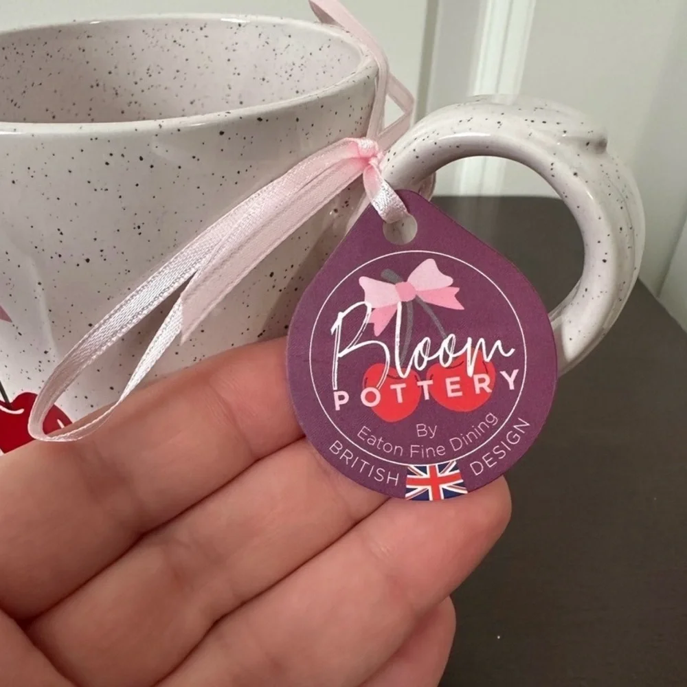 Pink Speckled Cherry Brew Style Mug